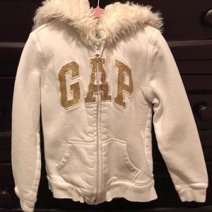 Fleece lined zipper hoodie